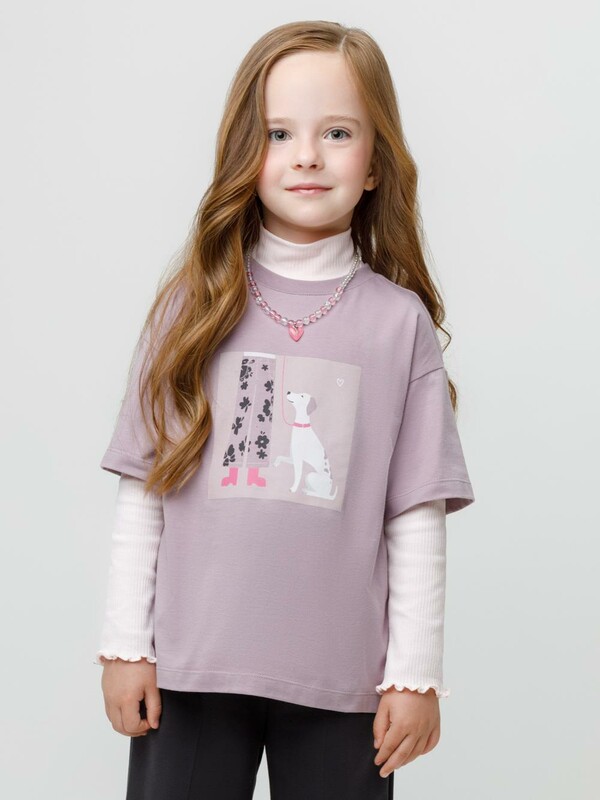 фуфайка (футболка) для дев